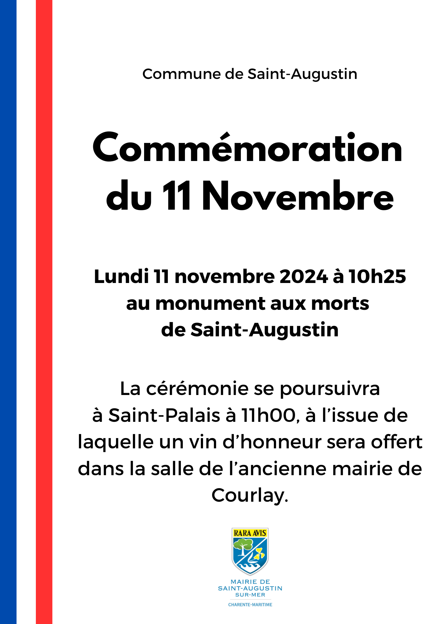 cérémonie 11 Novembre 2024