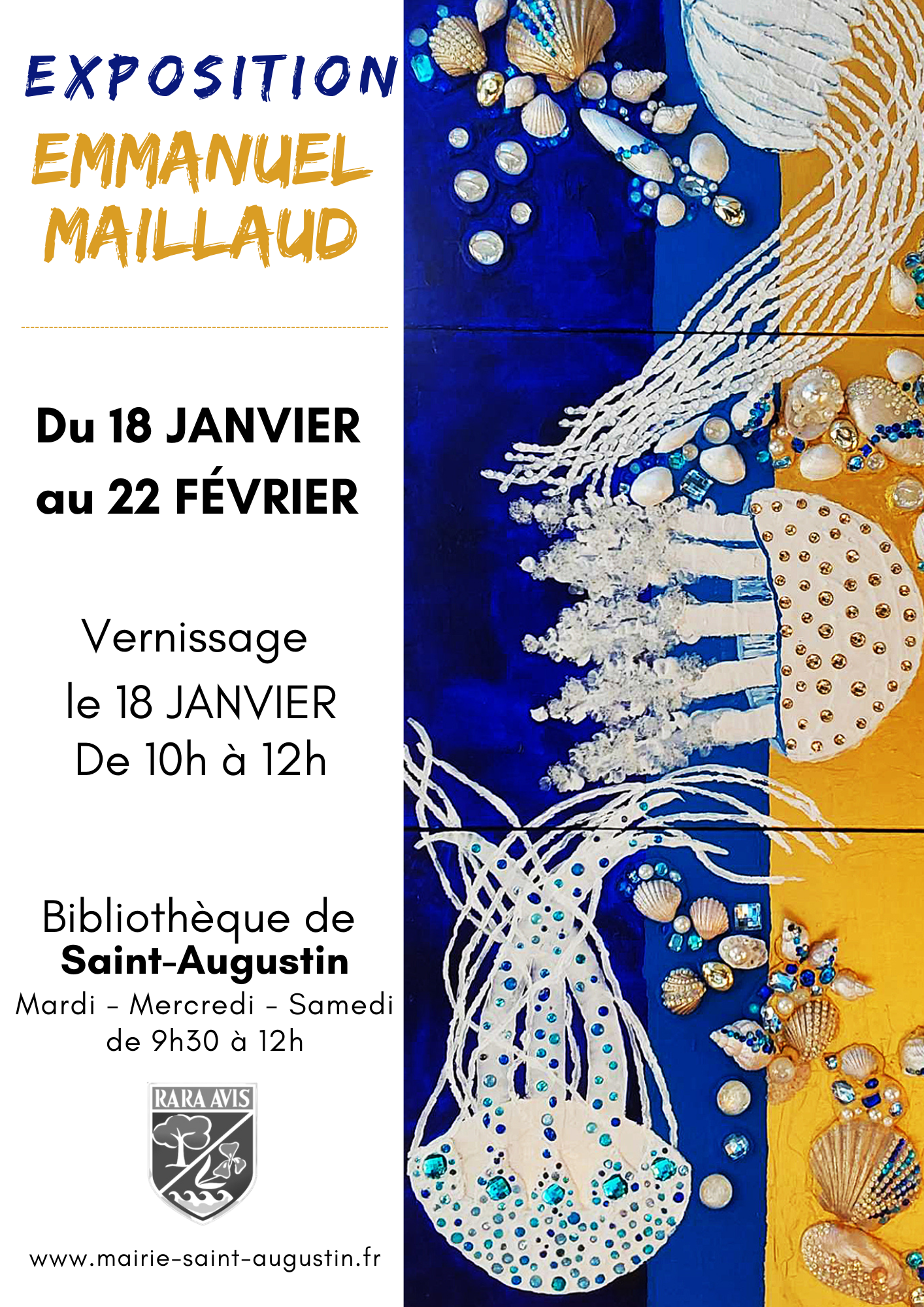 Exposition Emmanuel MAILLAUD - Du 18 janvier au 22 février 2025