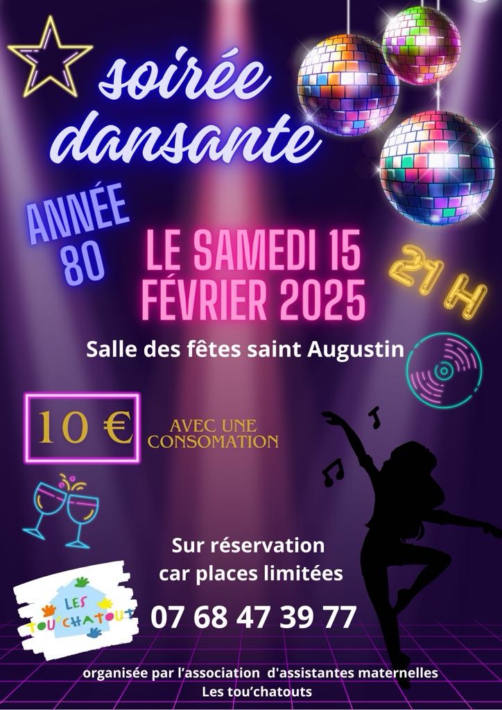 Soirée années 80 - Samedi 15 février 2025