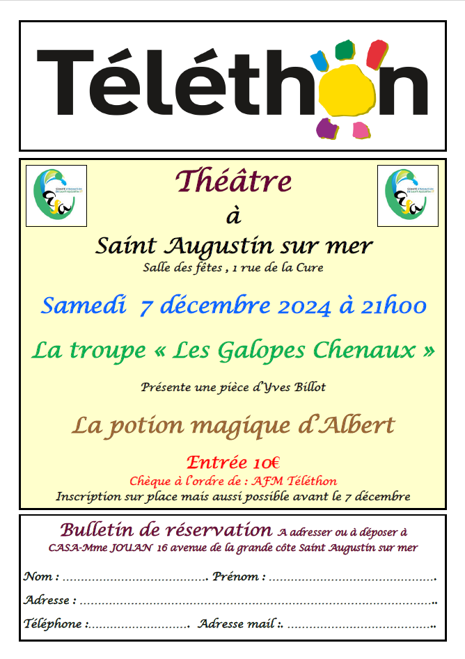 Théâtre du Téléthon 2024